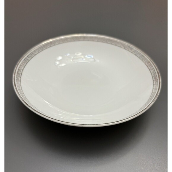 Noritake China Silver Key #5941  Berry Bowls Set Of 3 Fruit/Dessert/Ice Cream - Picture 2 of 9